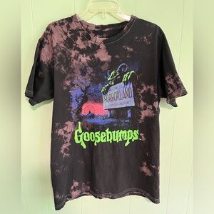Goosebumps Horrorland Nightmares Halloween Spooky Monsters Tie Dye T-shi…